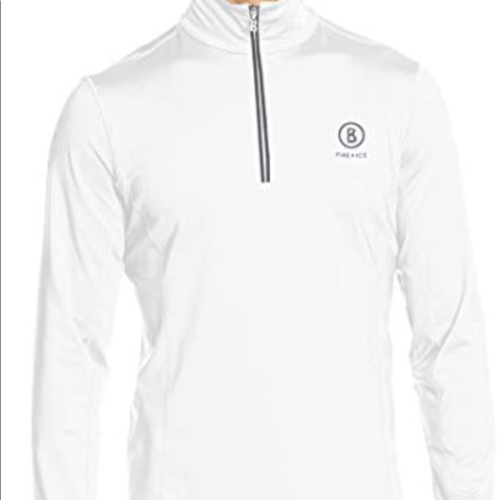 Bogner Fire and Ice Fleece White Zip up